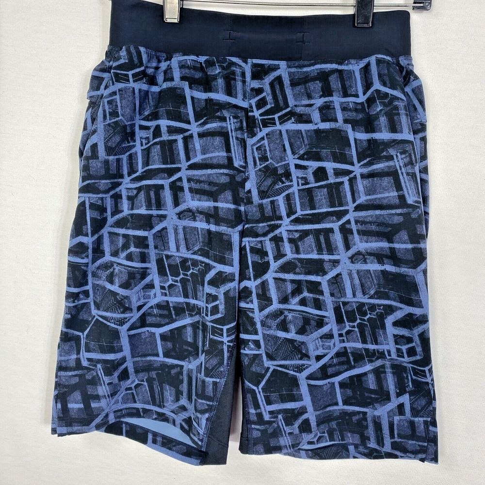 Lululemon Mens THE Shorts Linerless Size XS Extra Small Blue Multi Running Gym